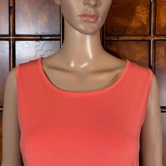 IMAN Coral Scoop Neck Tank - Picture 9 of 13